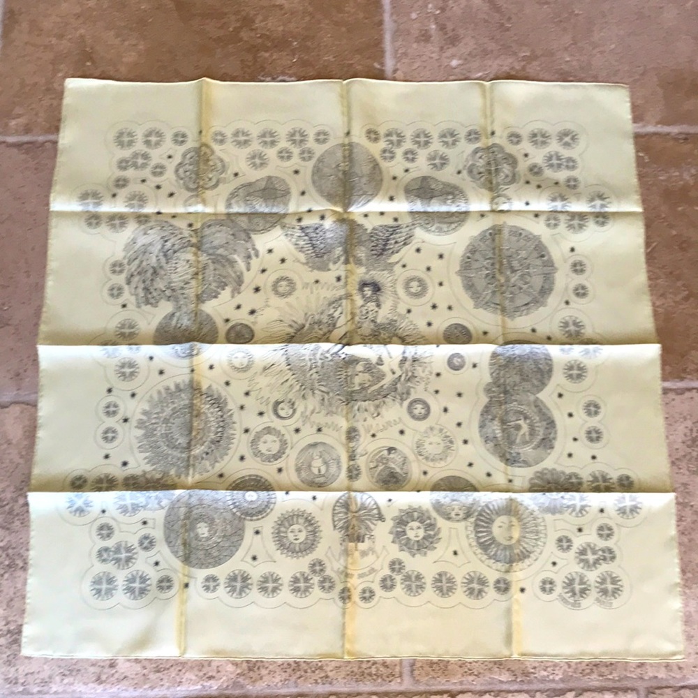 Hermes Yellow Scarf